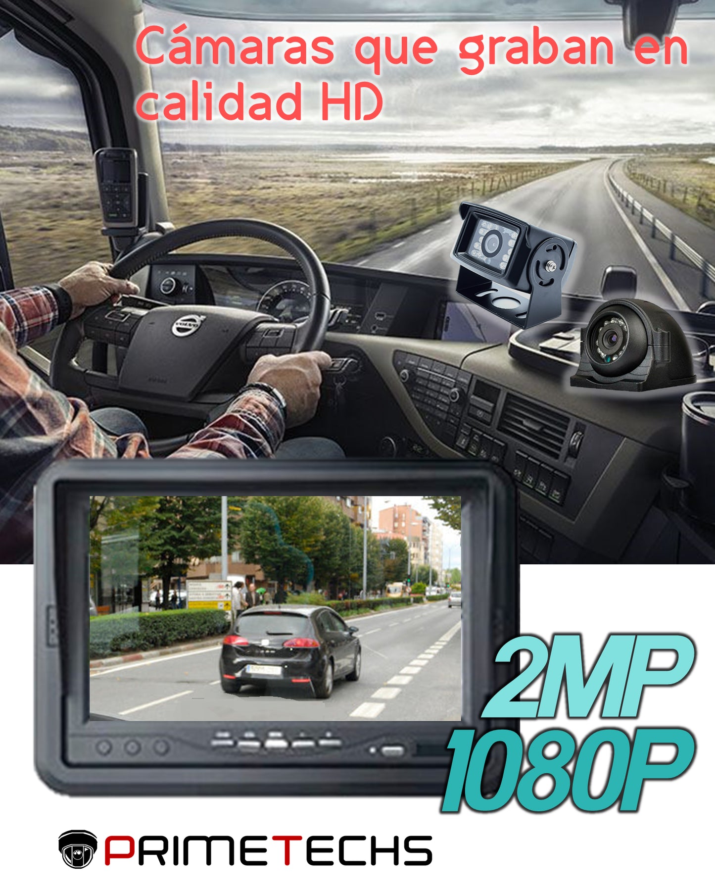 Kit DVR móvil 4G 2 megapixeles auto o camión/1080P 4 Canales HD