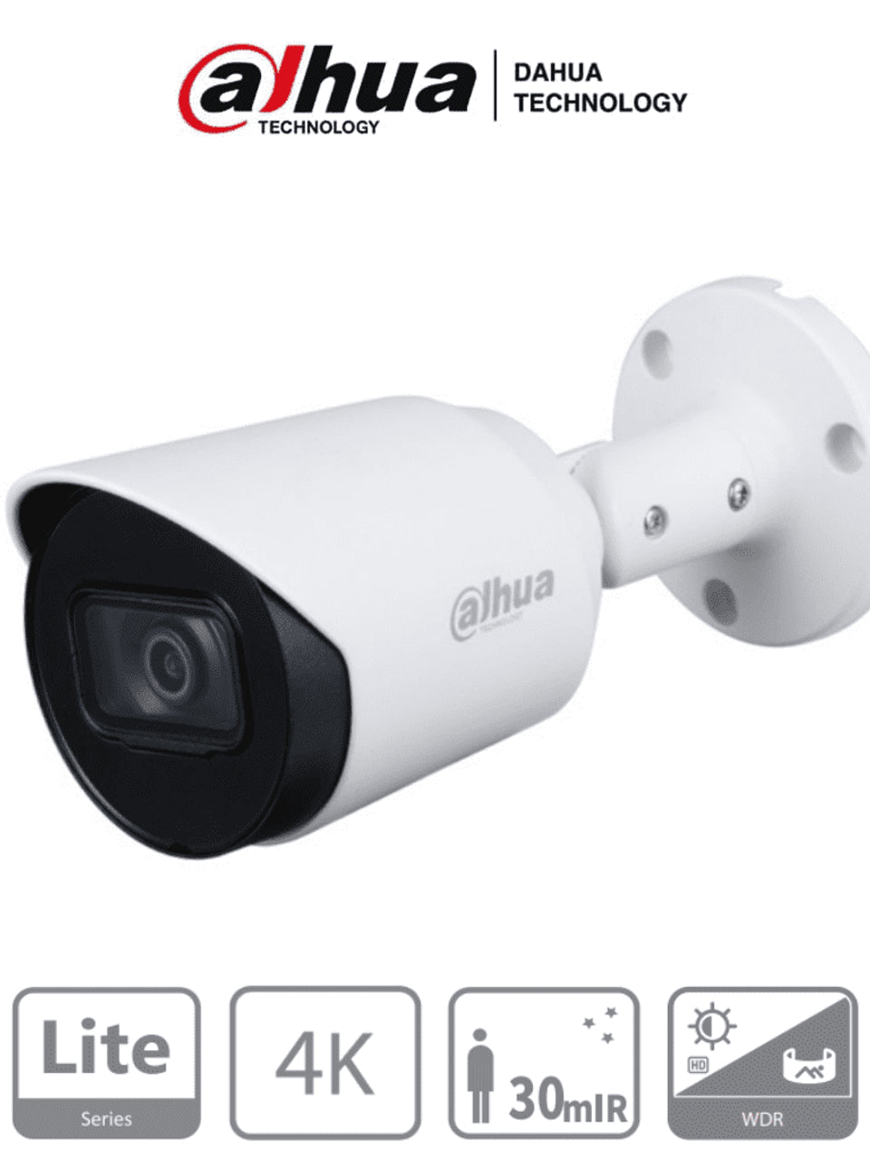 DAHUA HAC-HFW1801T - Cámara Bullet 4k Metálica 8 Mmp