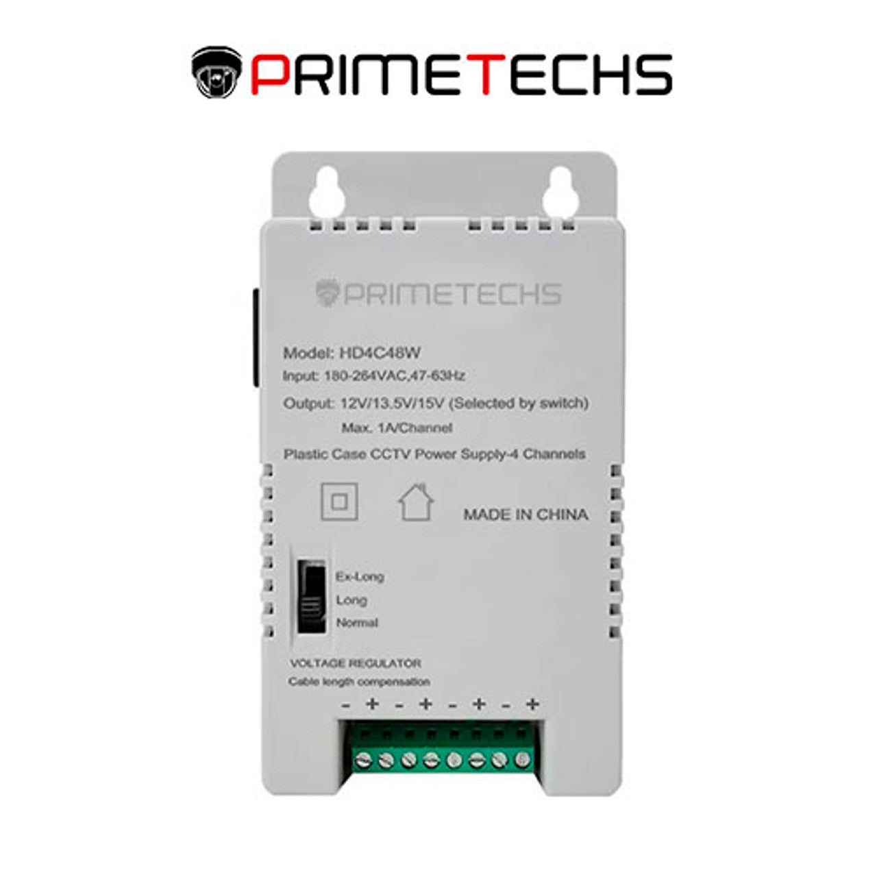 Fuente de poder 4 canales 4 amp Voltaje de Ajuste 12-13.5-15v cc
