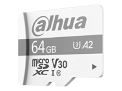 Dahua Memoria Micro SD de 64 GB UHS-I/ C10/U3/V30/A2/ Velocidad de Lectura 100 MB/s