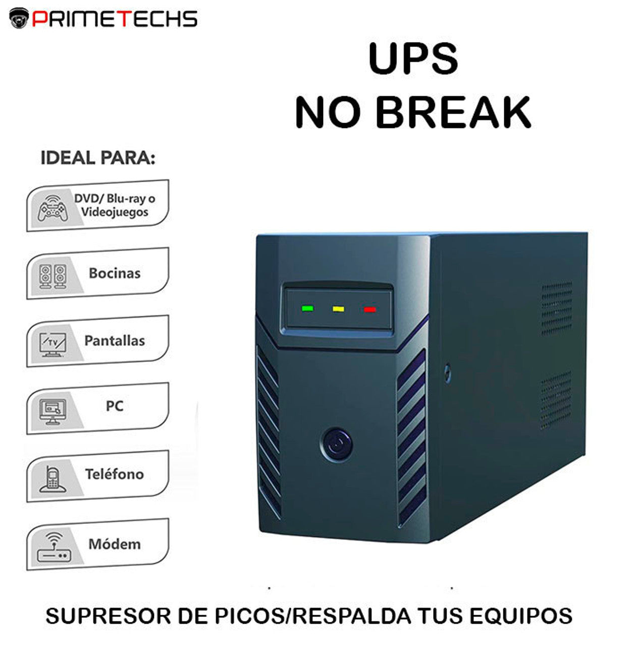 UPS Respaldo de energía GS1500/1500VA/900WATTS
