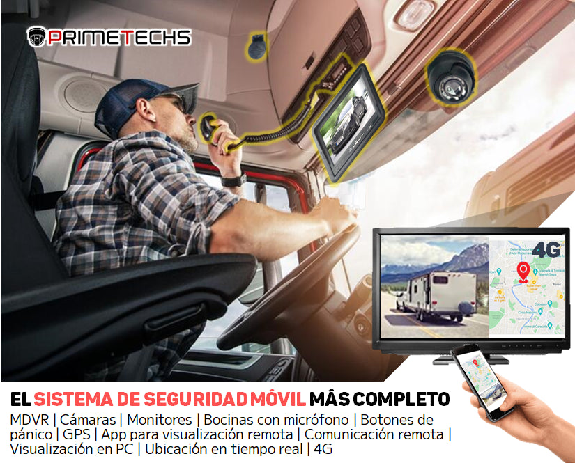 Botón de Pánico/Emergencia para MDVR móvil