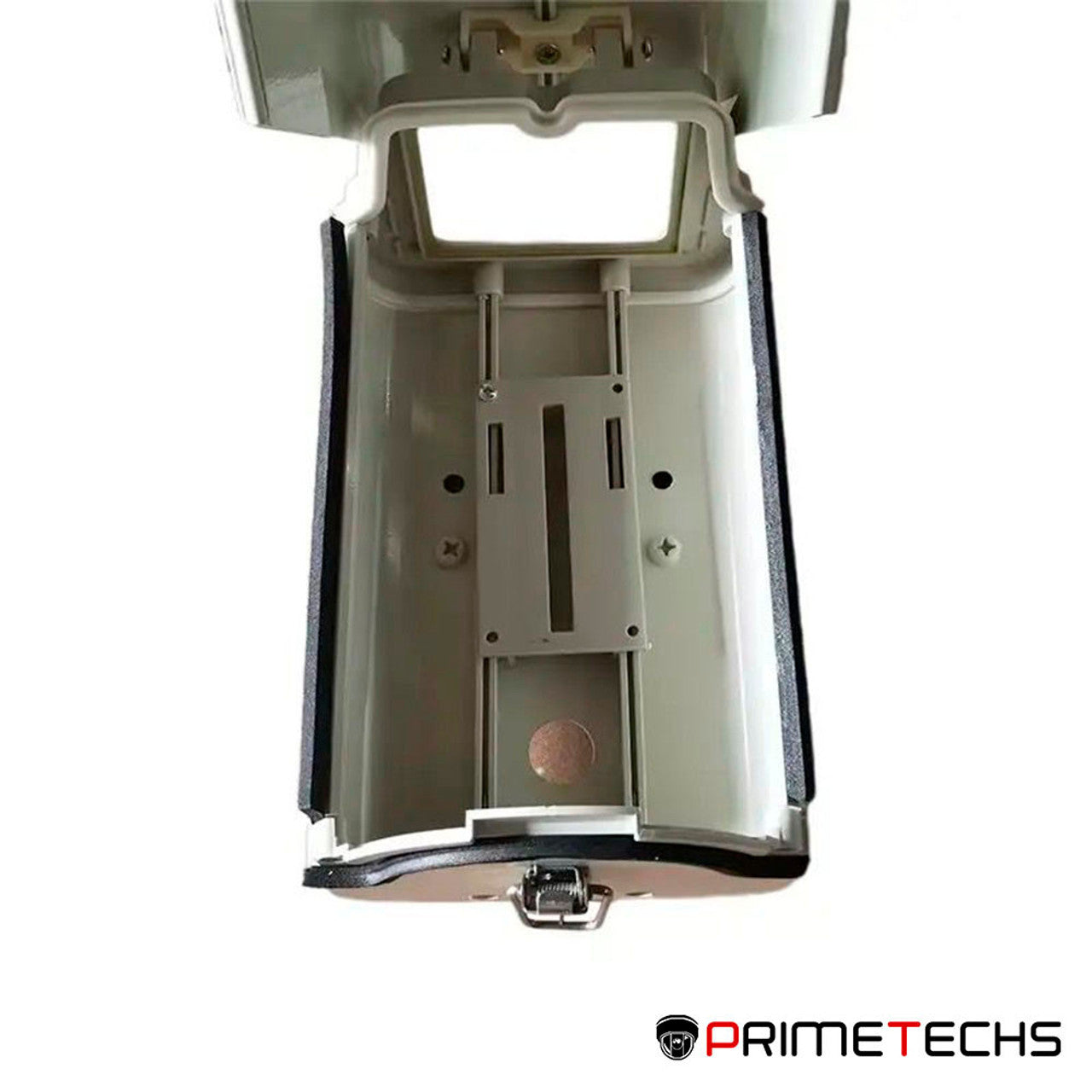 Gabinete para cámara/ housing aluminio blanco tipo FLIP OPEN