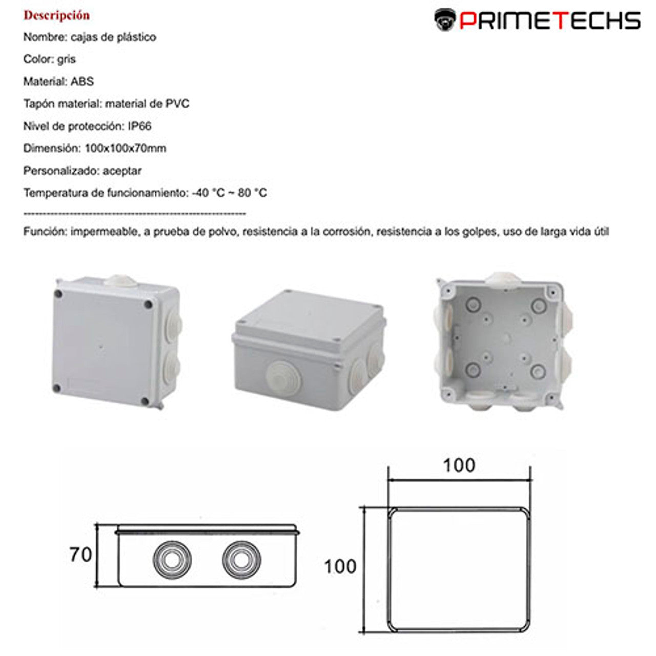 Caja de Conexiones/ Caja estanca /IP55