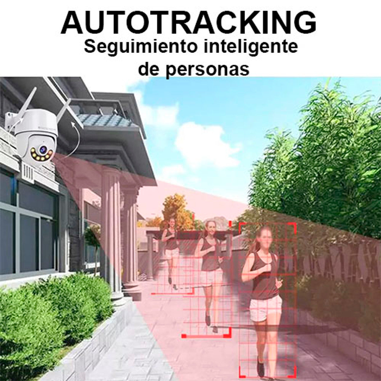 Cámara WIFI 2mp con IA con audio y grabación en la nube