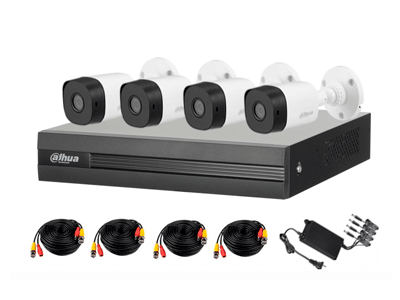 DAHUA KITXVR1B04-I+4B1A21 - Kit 4 Canales 2 Megapíxeles