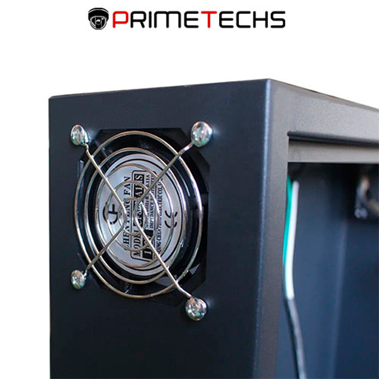Gabinete para DVR y Fuente de poder, Antivandálico con ventilación
