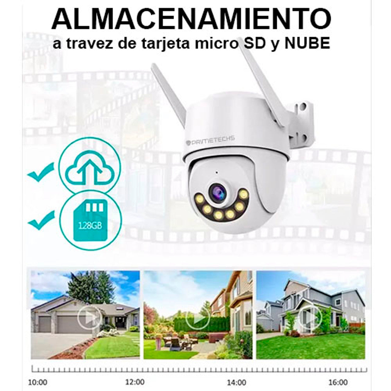Cámara WIFI 2mp con IA con audio y grabación en la nube