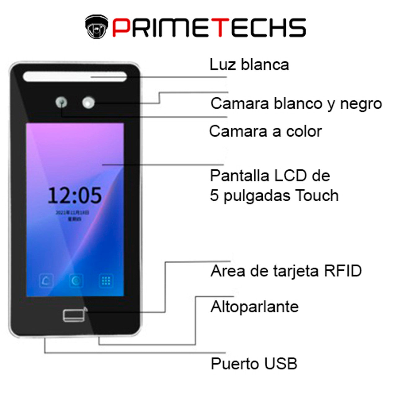 Control de acceso con reconocimiento facial / WIFI