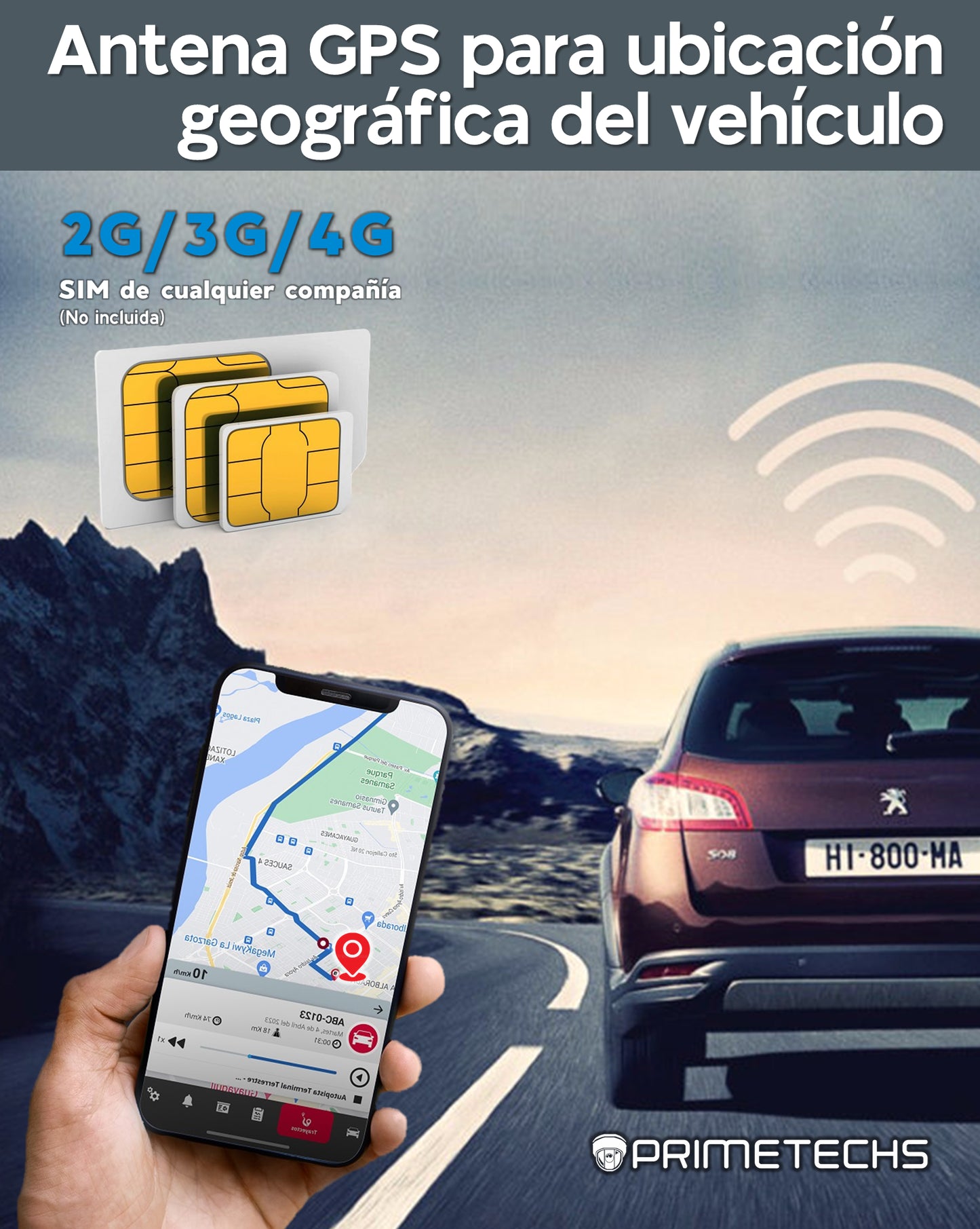 DashCam 4G-GPS, Cámara doble lente frente e interior para automóvil, camión