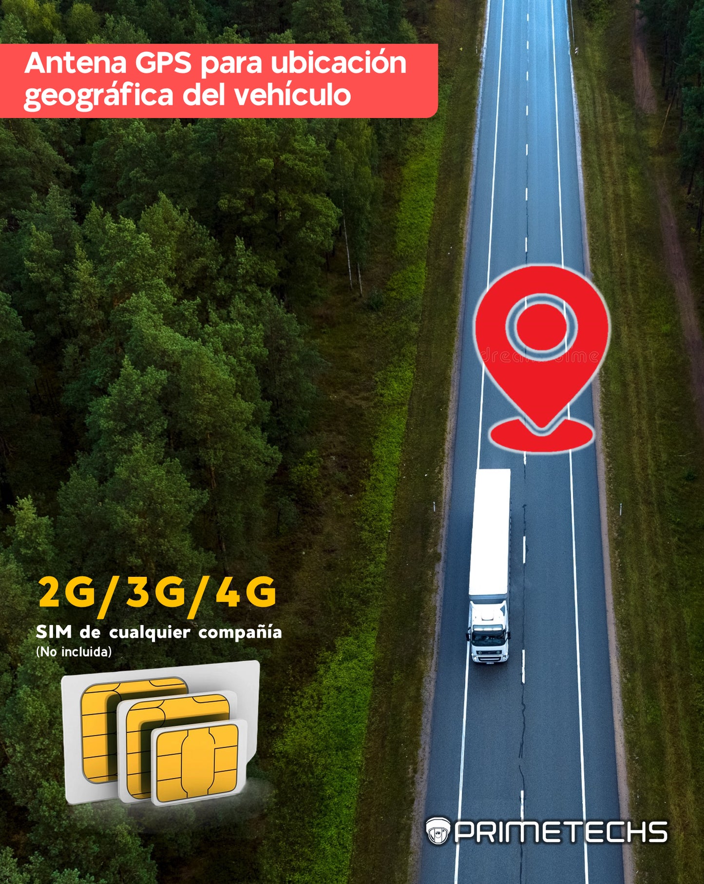 Kit DVR móvil 4G 2 megapixeles auto o camión/1080P 4 Canales HD