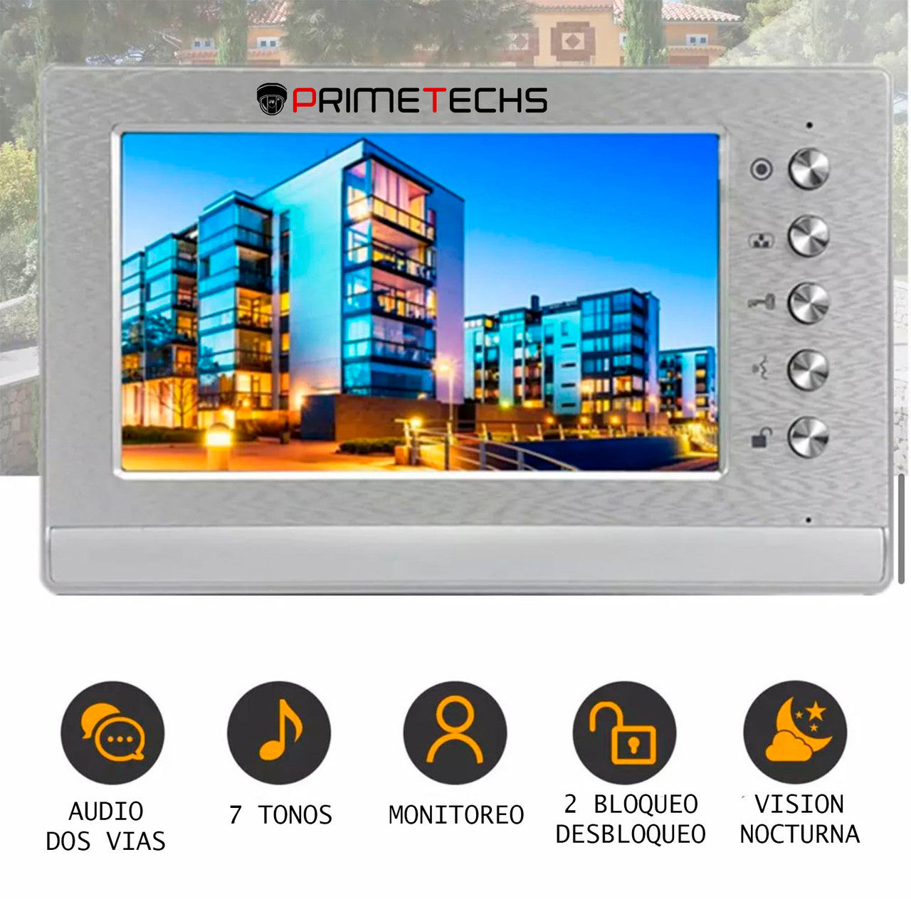 Kit Videoportero con Monitor de 7 pulg.