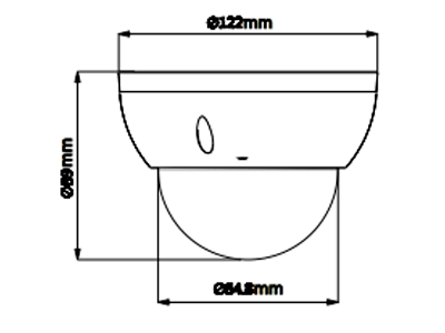 AHUA SD22204UEN - GN - Cámara IP PTZ Mini Domo Antivandálica de 2 MP