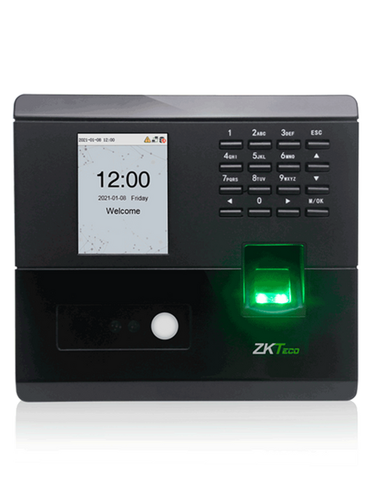 Asistencia y Acceso simple para 500 huellas y 100 rostros ZKTeco