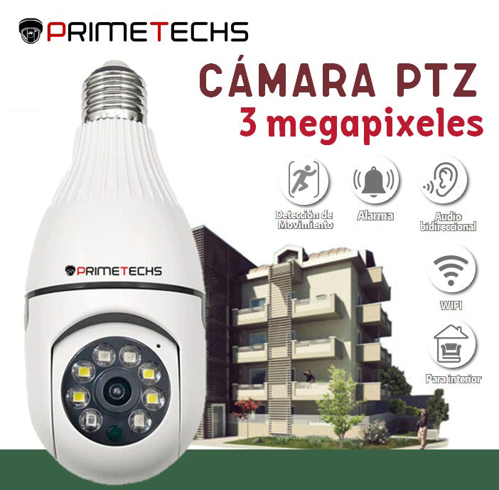 Cámara tipo foco PTZ 3 mp