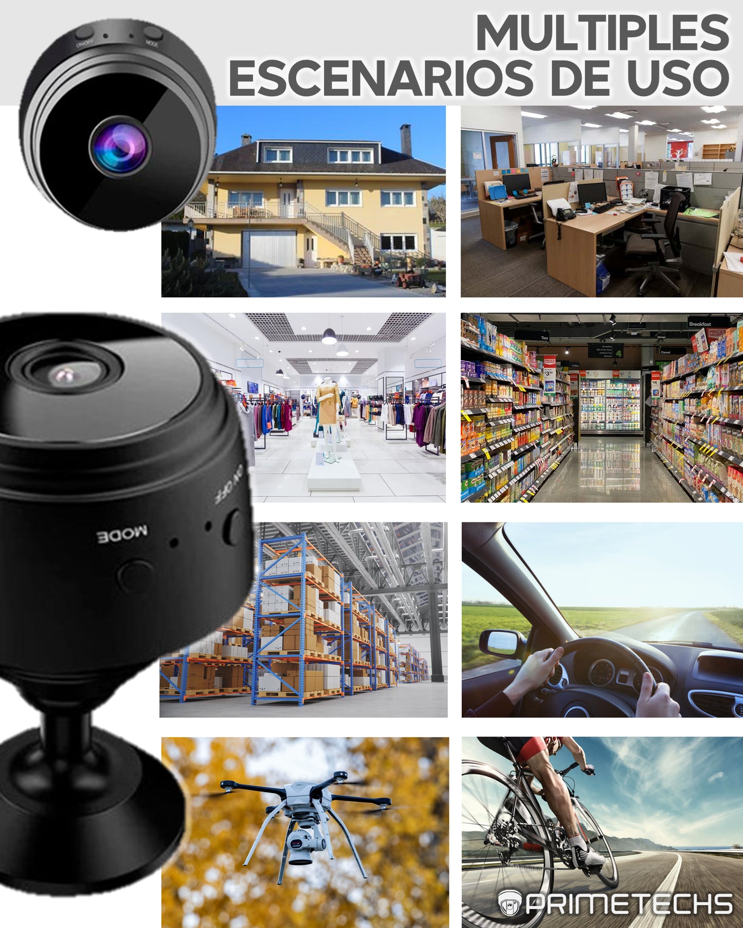 Mini cámara WiFi HD Micro Voz Video Grabadora Inalámbrica IP Aplicación celular V380