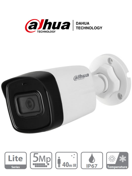 DAHUA HAC-HFW1500TL-A-28 - Cámara Bullet de 5 Megapixeles