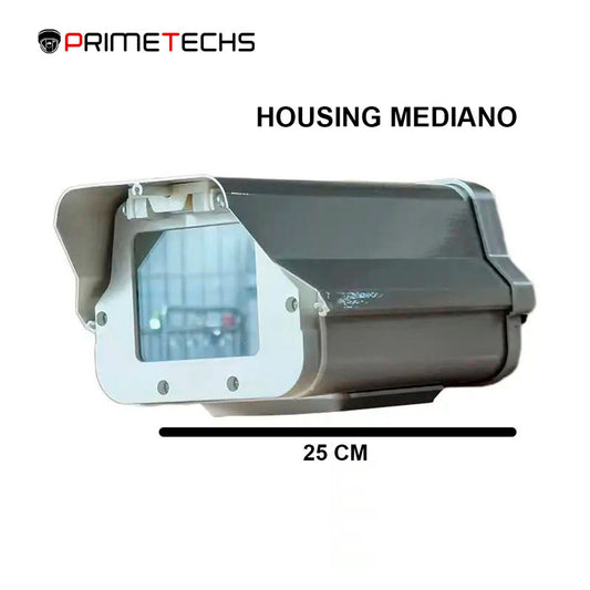 Housing mediano aluminio blanco tipo FLIP OPEN y brazo