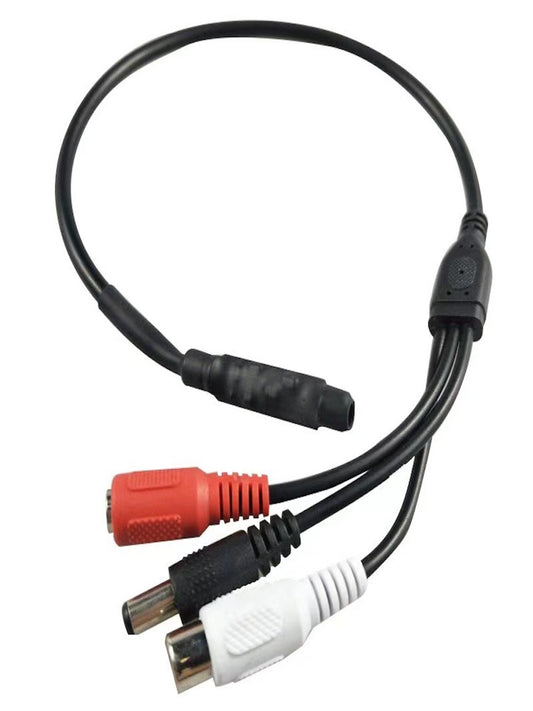 Micrófono amplificado 12 VDC 56 dB con i / O audio / Omnidireccional