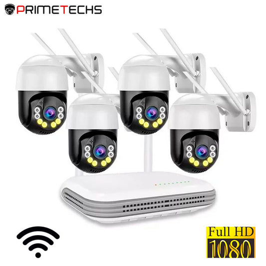 Kit de 4 cámaras PT WIFI con movimiento 4mp