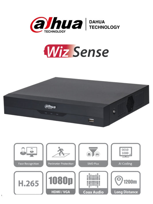 DAHUA XVR5104HS-I2 - DVR de 4 Canales 5 mp Lite