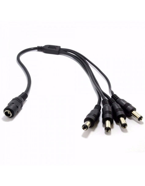 Divisor de energía / Tipo pulpo / 4 Conectores macho / 2.1 mm / 1 Conector hembra