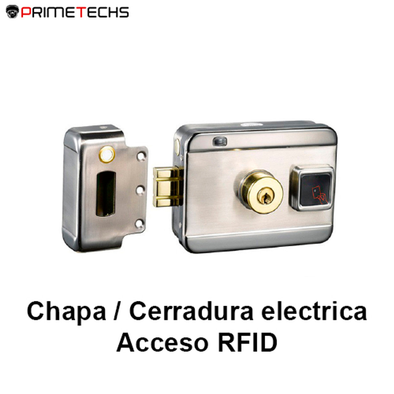 Chapa híbrida / cerradura eléctrica metálica