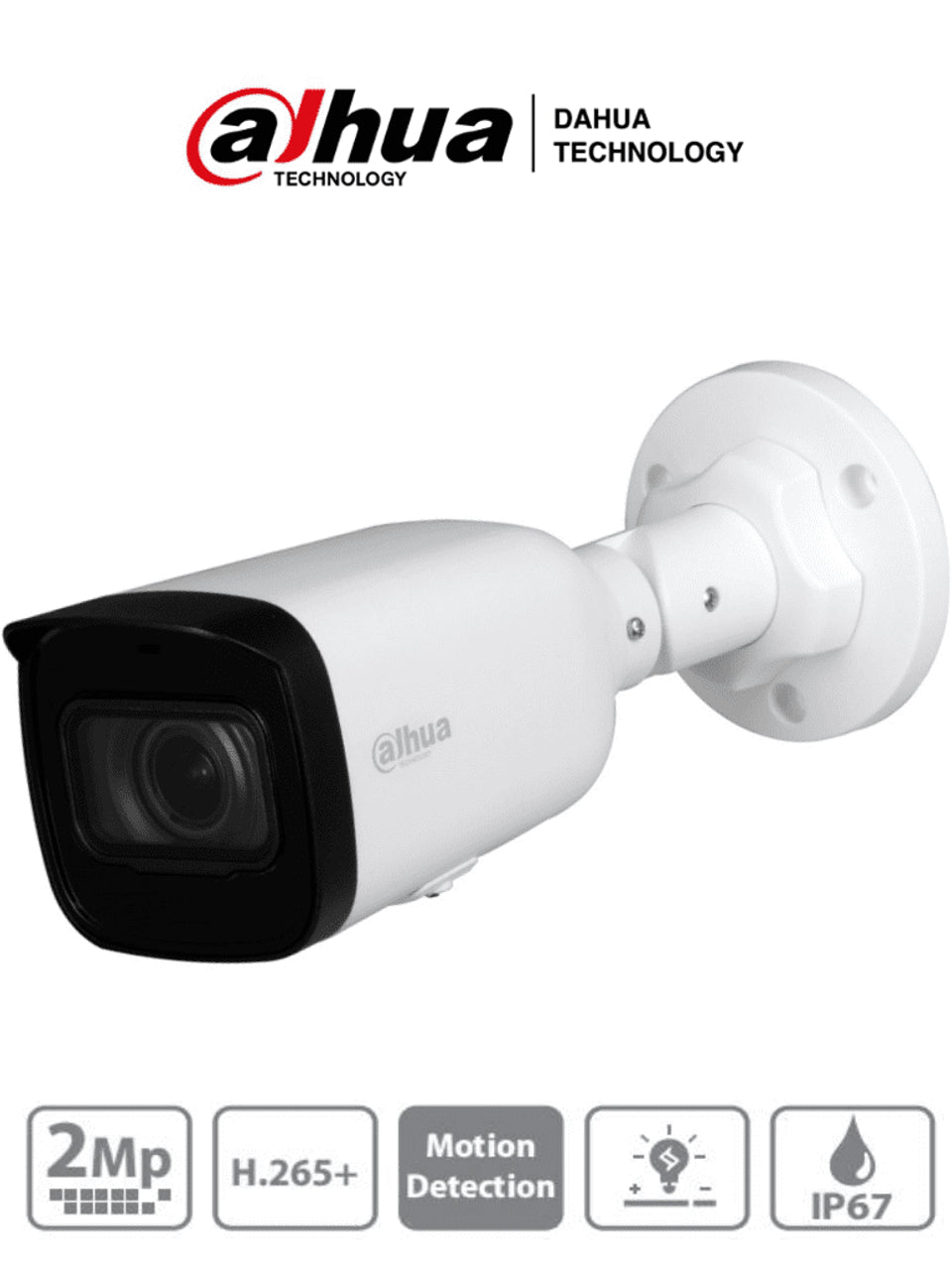 DAHUA IPC-HFW1230T1N-ZS - Camara IP Bullet de 2 Mp/ Lente Motorizado
