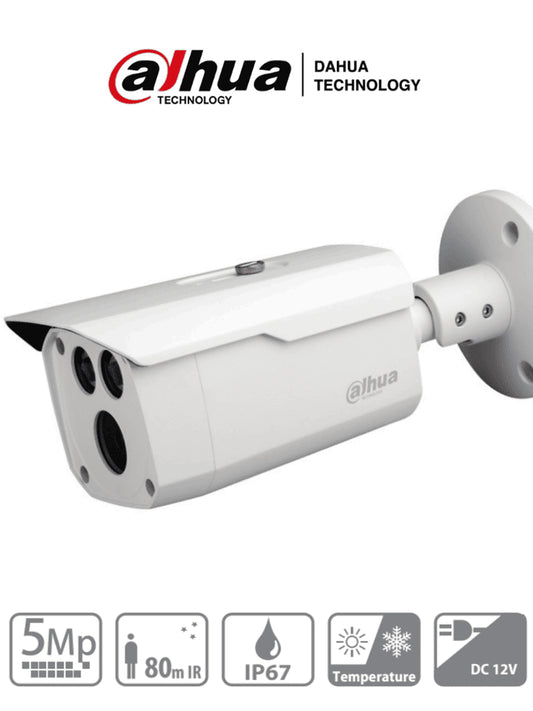 DAHUA HAC-HFW1500D - Cámara Bullet de 5 Megapixeles
