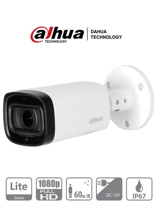 DAHUA HAC-HFW1200R-Z-IRE6 - Cámara Bullet HDCVI 1080p