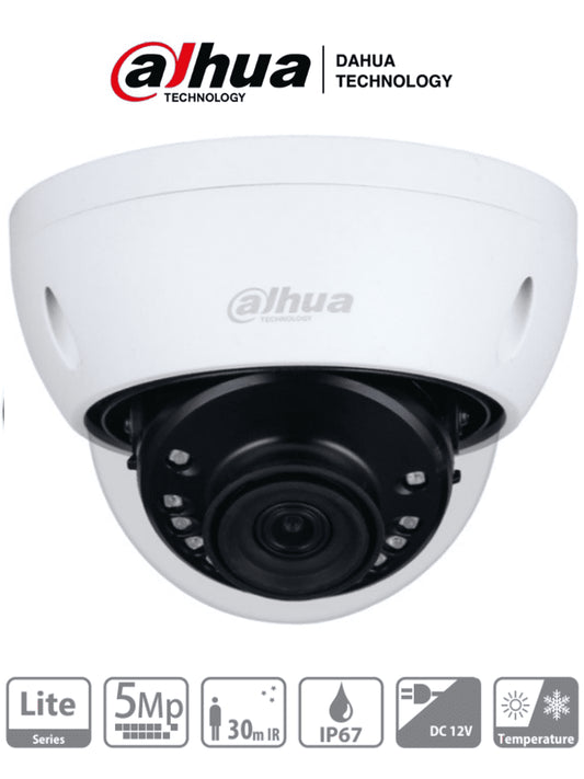 DAHUA HAC-HDBW1500E-28- Cámara Domo 5MP Antivandálica