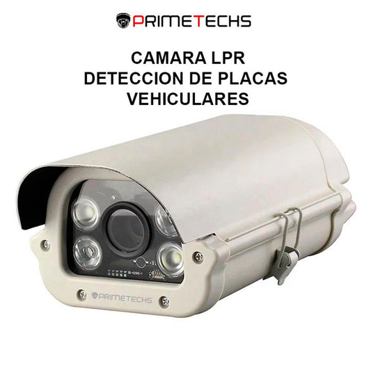 Cámara LPR detección de placas vehiculares