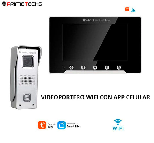 Kit Videoportero con Panel de control táctil inalámbrico