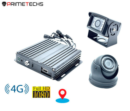 Kit DVR móvil 4G 2 megapixeles auto o camión/1080P 4 Canales HD