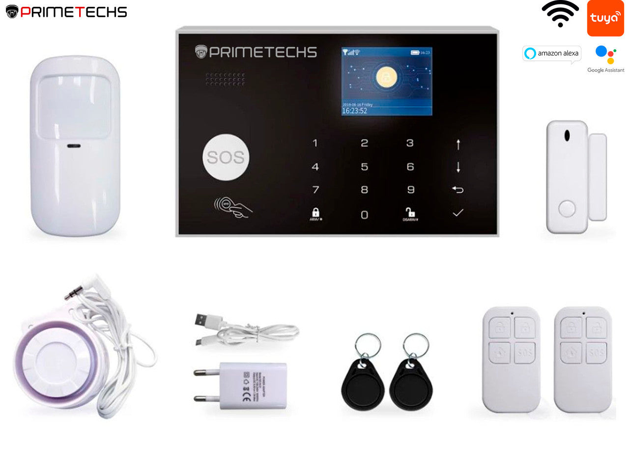 Alarma Inalámbrica WIFI con pantalla touch