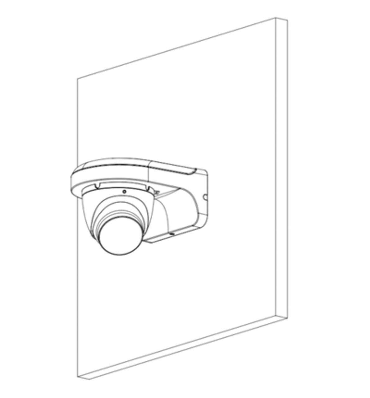 DAHUA HAC-HDW1809TLM-A-LED - Cámara Domo Eyeball 4k Full Color 8 Megapixeles