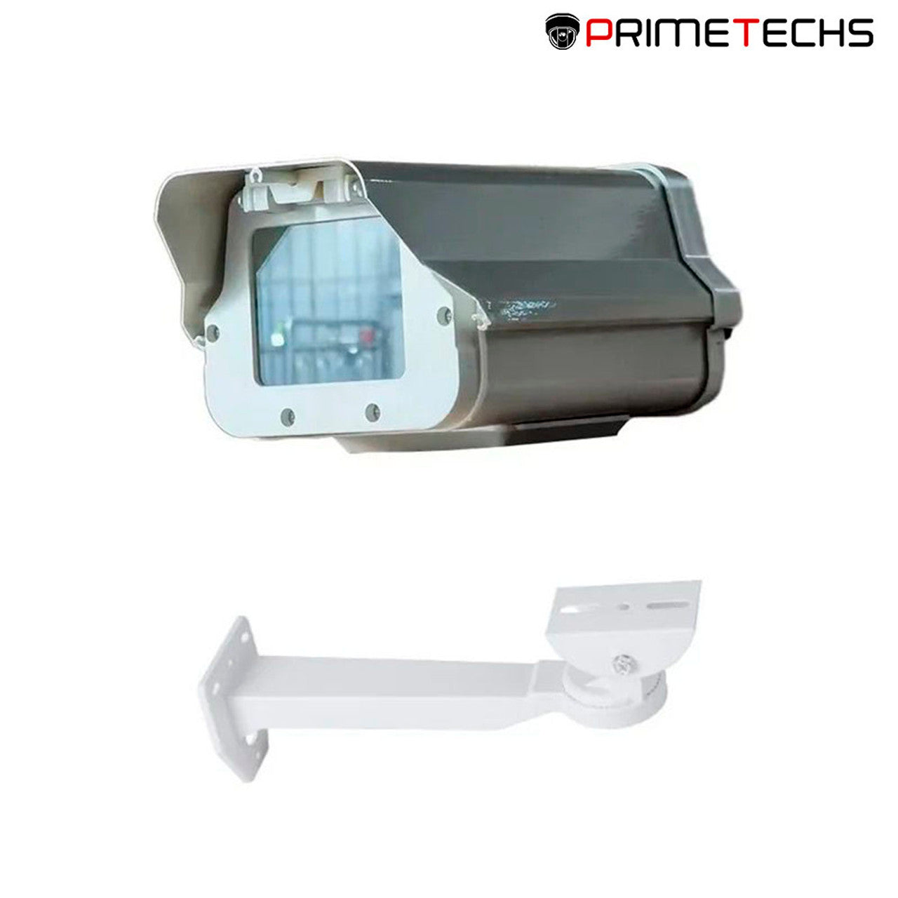 Housing mediano aluminio blanco tipo FLIP OPEN y brazo