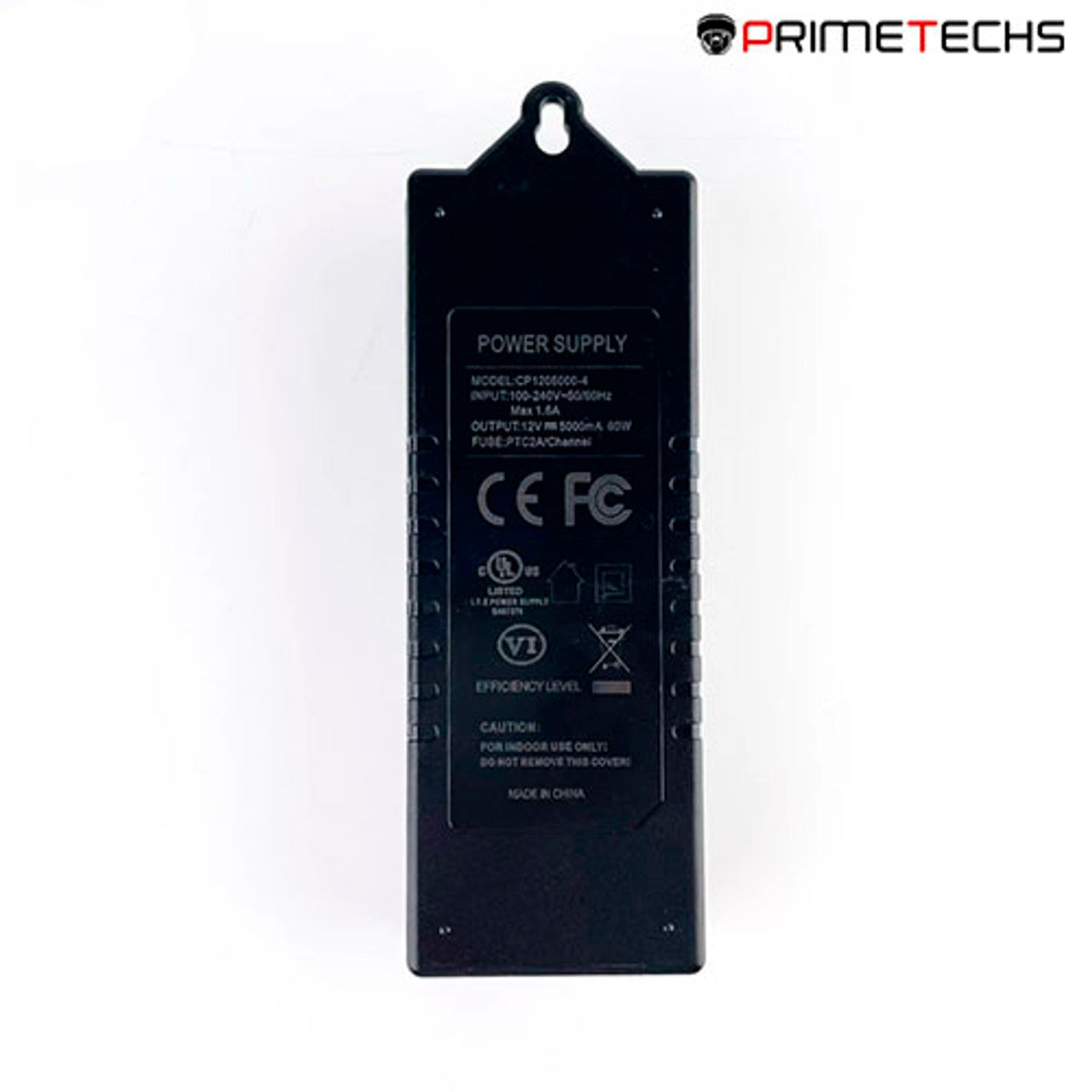 Fuente de poder regulada 12V CD / 5 Amp con Tornillos 4 canales CERTIFICACION UL