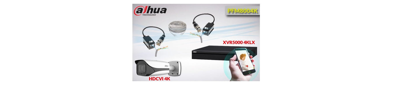 Transceptores Pasivos 4K (8 Megapixeles) / 6 MP/ 4 MP/ HDCVI/TVI/AHD/CVBS
