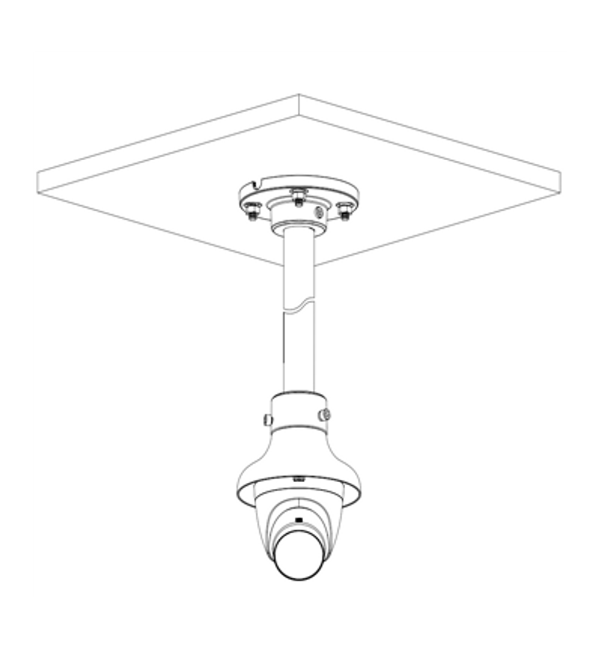 DAHUA HAC-HDW1200CLQN-IL-A - Cámara Domo de 2 Megapixeles