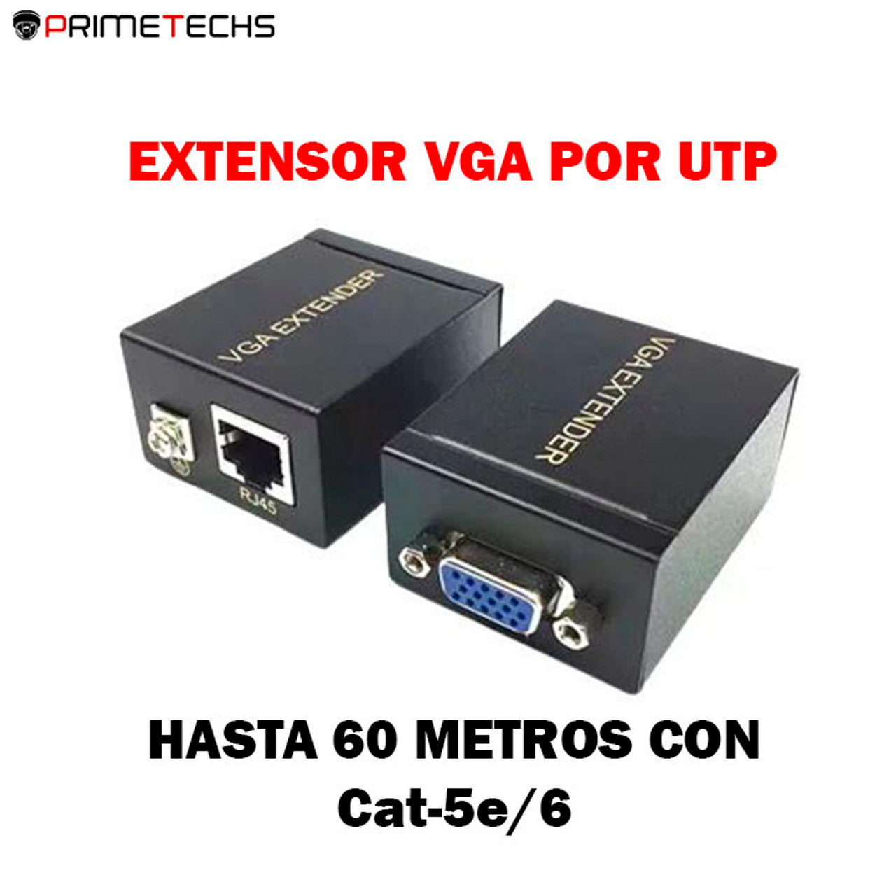 Extensor VGA de 60 metros sobre cable UTP