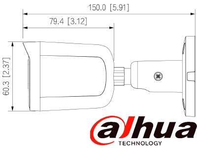 DAHUA COOPER B2A21 - Cámara Bullet HDCVI 1080p/ 720p Metálica