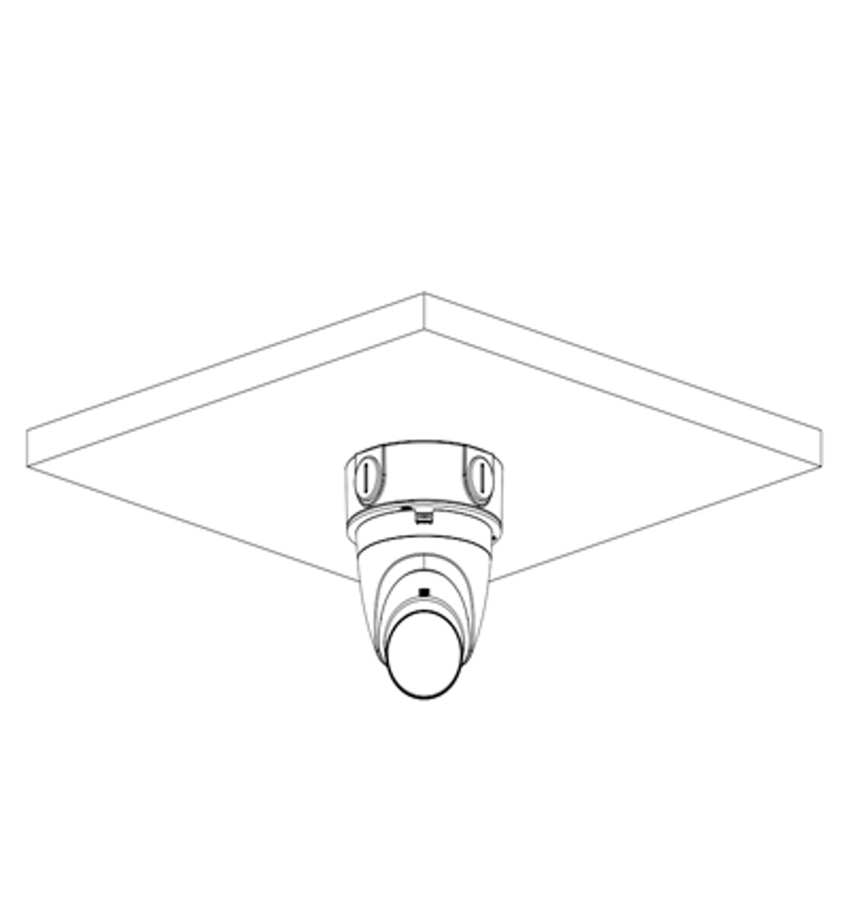 DAHUA HAC-HDW1200CLQN-IL-A - Cámara Domo de 2 Megapixeles