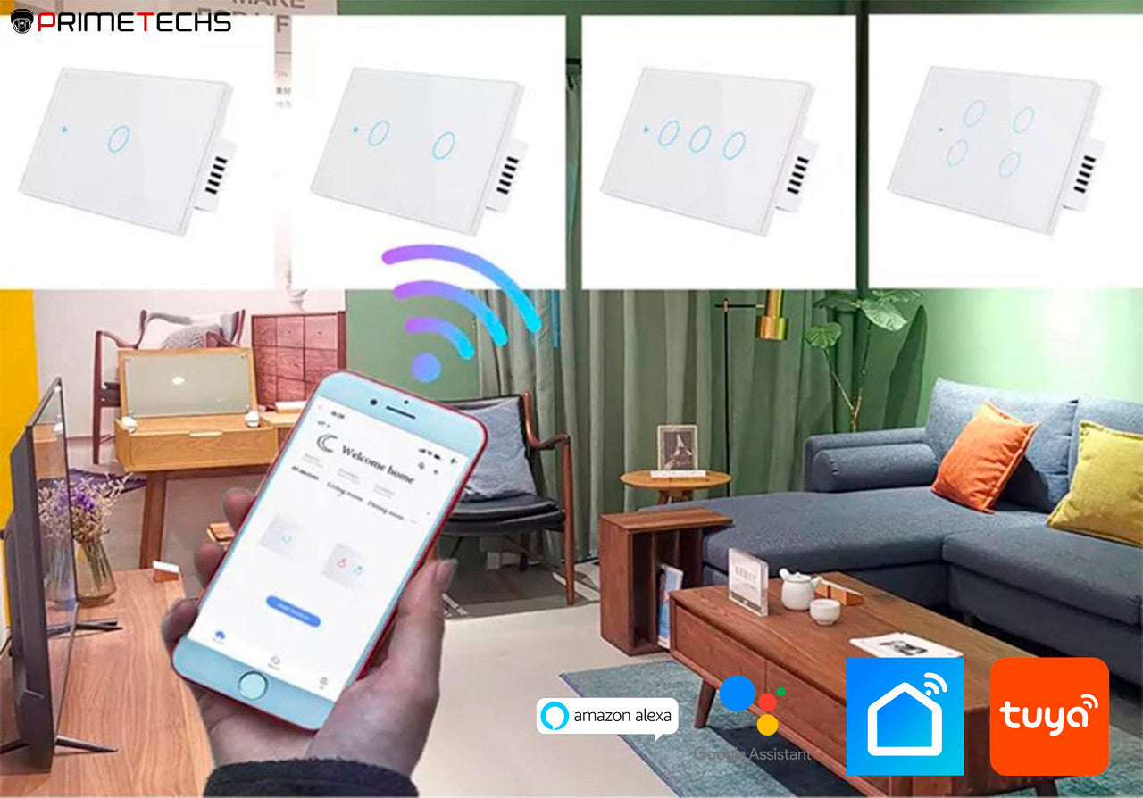 Apagador/Interruptor eléctrico virtual de 3 vías operado con APP