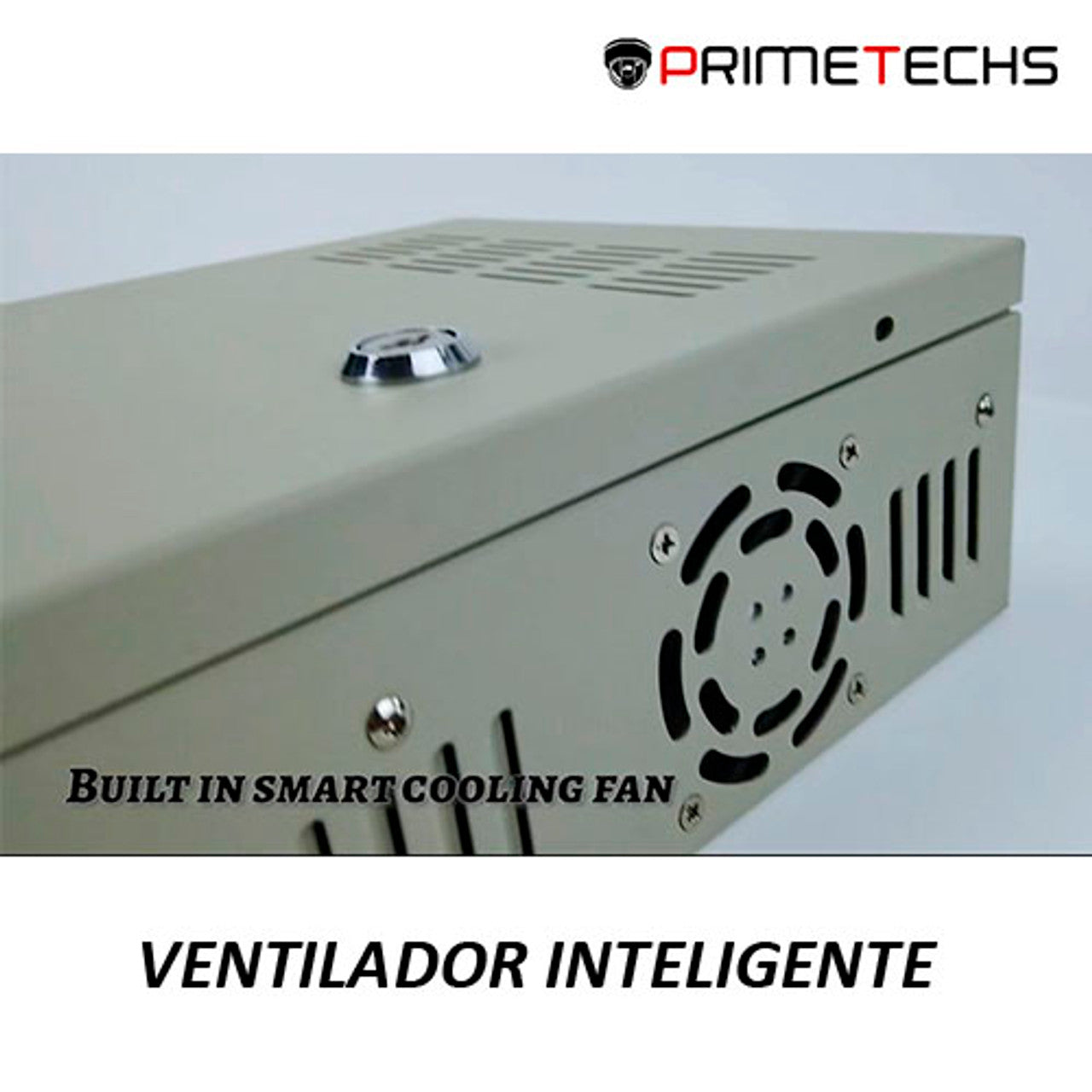 Fuente de poder regulada, 12-15v para 16 camaras 32amp 4k para distancias largas CERTIFICACION UL