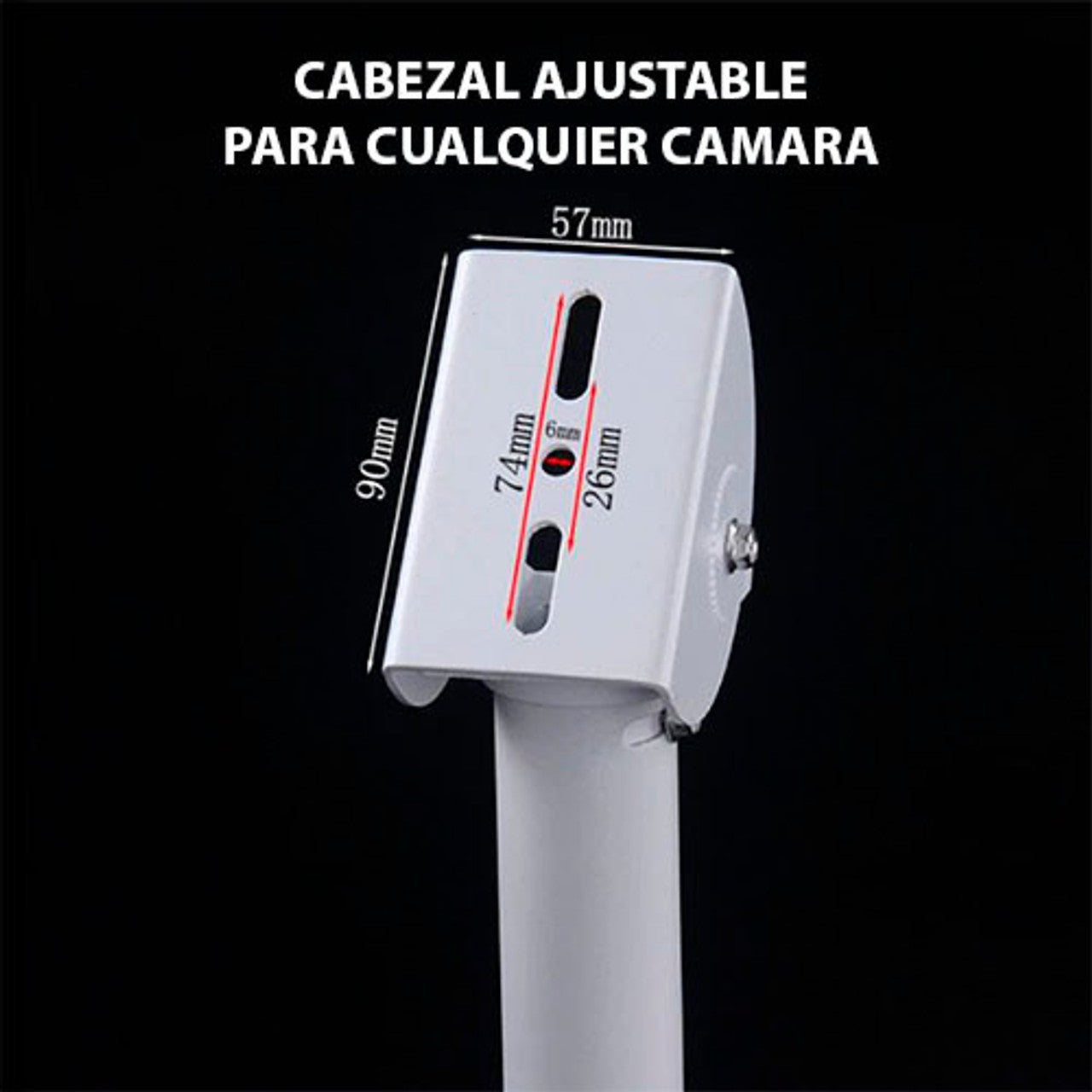 Bracket de montaje para cámaras de Aluminio extensible de 60 a 120 cm