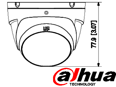 DAHUA COOPER T2A21 - Cámara Domo HDCVI 1080p / 720p Metálica 2.8mm