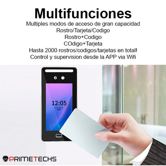 Control de acceso con reconocimiento facial / WIFI