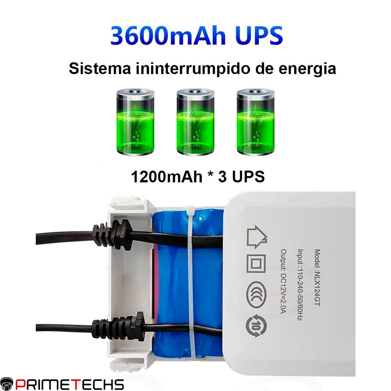 UPS y Fuente de poder regulada 12V DC