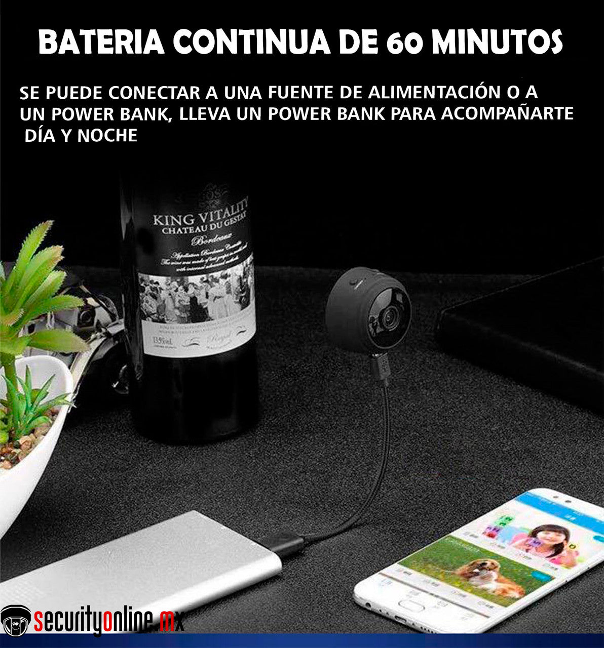 Mini cámara WiFi HD Micro Voz Video Grabadora Inalámbrica IP Aplicación celular V380